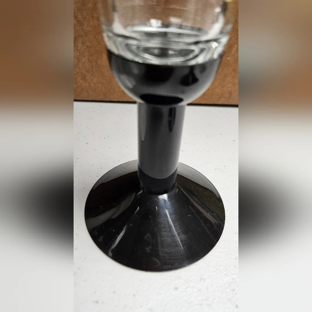 Vintage 80s Bodum Oktett Champagne Flutes